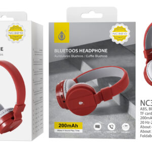 Auriculares Cascos Bluetooth Inalámbricos NC3210 RJ  Auriculares Casco Bluetooth 5.0 Plegable, Manos libres para llamadas , Bateria 200mAh, TF
