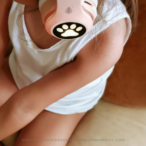 Auriculares para niños Cascos Bluetooth Inalámbricos con Orejas de Gato con LED Luminoso, con Microfono, BTS/FM/TF(32GB)/Audio NC3228  Rosa - Imagen 4