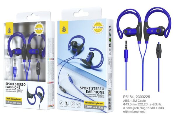 Auriculares Deportivos P5184 Auriculares stereo Sport Sunglasses con Microfono, Azyk