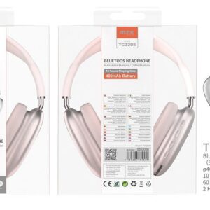 Auriculares Cascos Bluetooth Inalámbricos TC3205 PL Auriculares Bluetooth 5.0, Llamadas manos libres, Micro SD/TF (32GB Max),