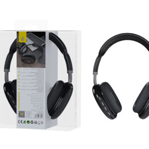 Auriculares Cascos Bluetooth Inalámbricos NC3244 NE Auricular  Bluetooth 5.3, Soporta Mano libre/FM/TF(64GB Max)/Entrada de Audio, Bateria 200mAh, Negro