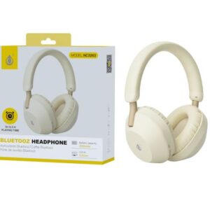 Auriculares Cascos Bluetooth Inalámbricos NC3263 BL Auricular Bluetooth 5.2, Soporta Mano libreEntrada de Audio, Bateria 300mAh, Blanco