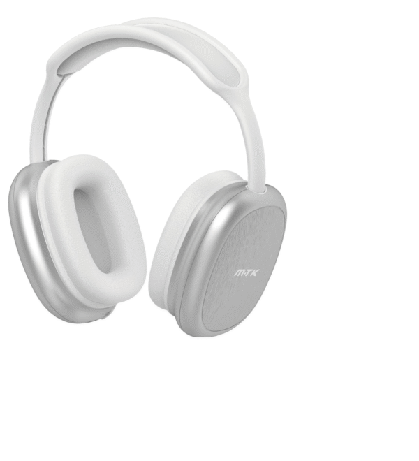 Auriculares Cascos Bluetooth Inalámbricos TC3320 Luxury BL+GR Auricular Bluetooth 5.3, 30 hora reproduccion, Soporta llamadas, Bateria 300mAh, Blanco+Gris