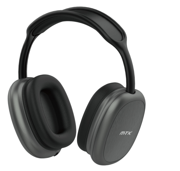 Auriculares Cascos Bluetooth Inalámbricos TC3320 Luxury NE+GR Auricular Bluetooth 5.3, 30 hora reproduccion, Soporta llamadas, Bateria 300mAh, Negro+Gris