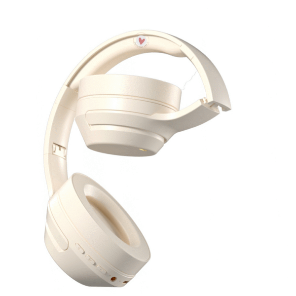 Auriculares Cascos Bluetooth Inalámbricos TC3248 PT Auriculares Casco Bluetooth 5.3 Plegable con microfono y Botones Multifunciones, Soporta Aux/Tarjeta TF(32G), Bateria 200mAh, Plata