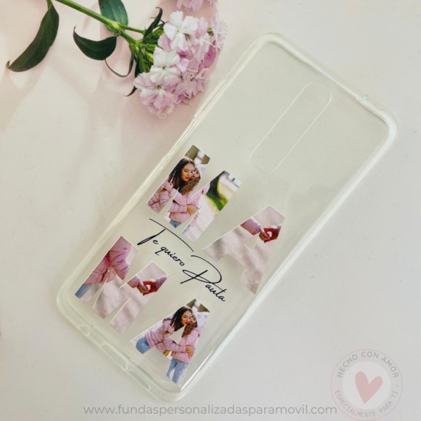 Funda Personalizada con Foto Letras Mamá - Imagen 4