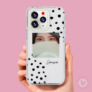 Funda Personalizada con Foto Diseño Lunares