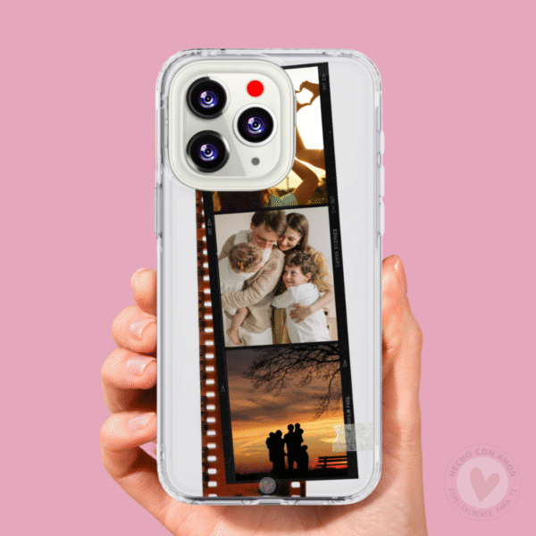 Funda Personalizada con Foto Diseño Foto Instantánea Kodak Fondo Transparente
