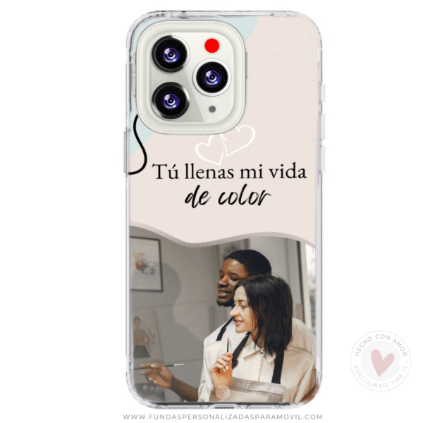 Funda Personalizada con Foto Diseño Corazón - Imagen 2