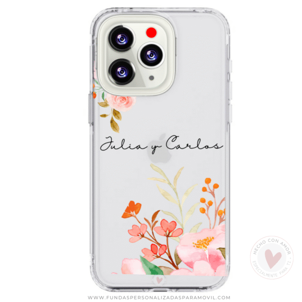 Funda Personalizada Diseño Mama Flores + Nombre - Imagen 2