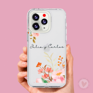 Funda Personalizada Diseño Mama Flores + Nombre