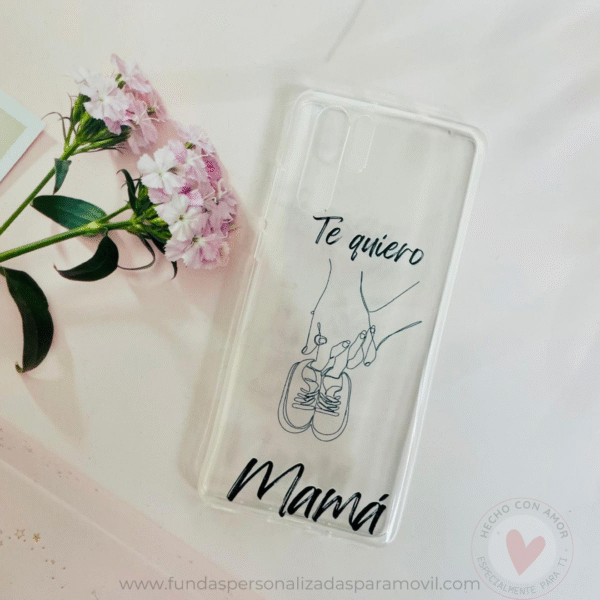 Funda Personalizada con Frase Te Quiero Mamá - Imagen 3