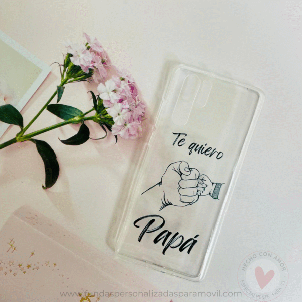 Funda Personalizada con Frase Te Quiero Papá - Imagen 3