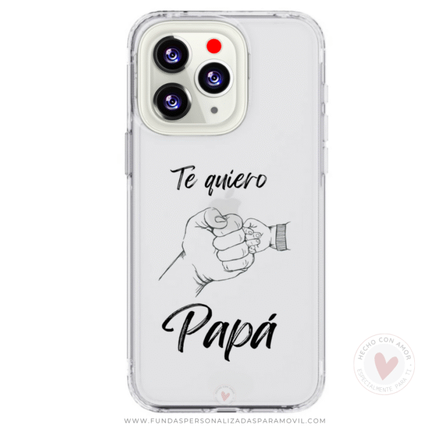 Funda Personalizada con Frase Te Quiero Papá - Imagen 2