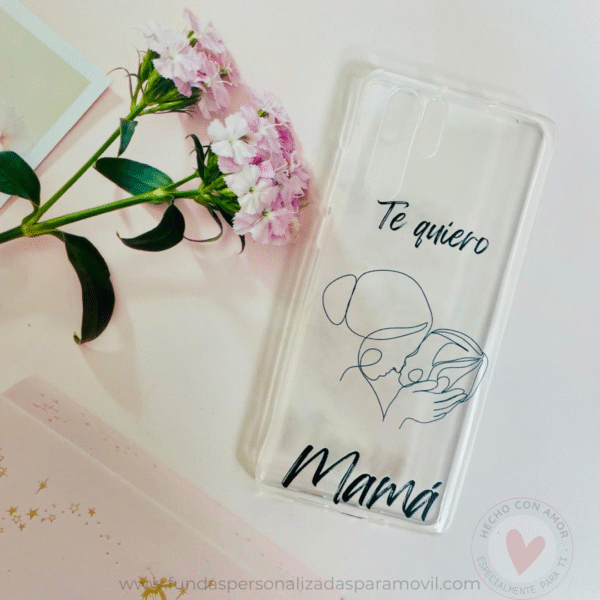 Funda Personalizada con Frase Te Quiero Mamá - Imagen 3