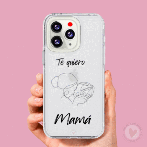 Funda Personalizada con Frase Te Quiero Mamá