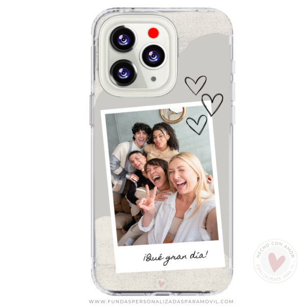 Funda Personalizada con Foto Diseño Corazón - Imagen 2