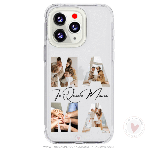 Funda Personalizada con Foto Letras Mamá - Imagen 2