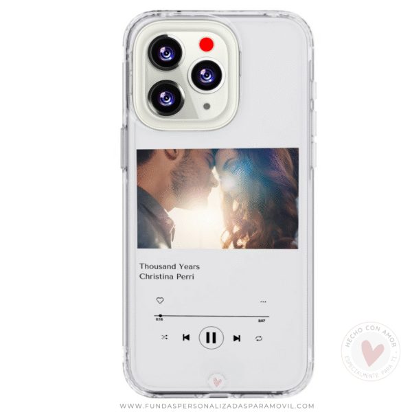 Funda Personalizada Spotify con Foto Fondo Transparente - Imagen 2