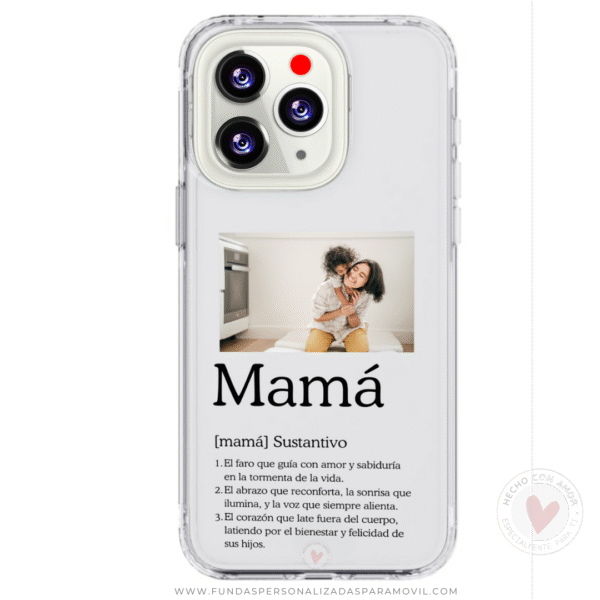 Funda Personalizada con Foto Diseño Mamá Definición - Imagen 2