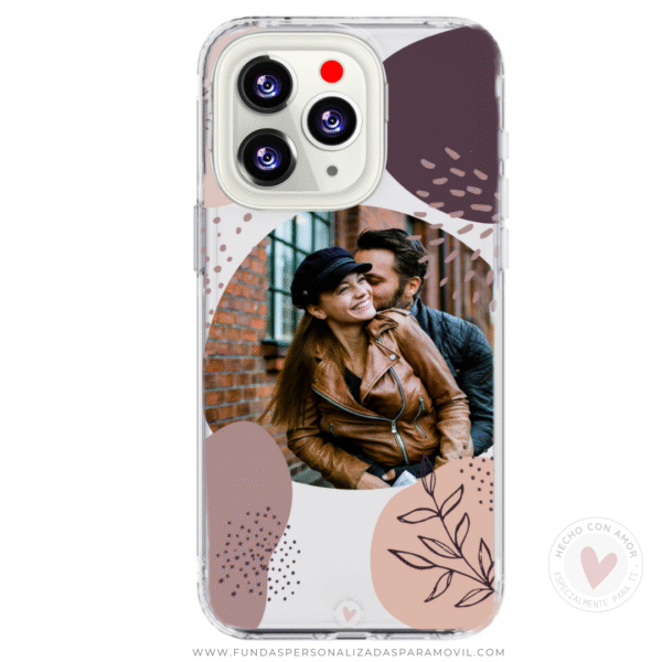 Funda Personalizada con Foto Diseño Flores - Imagen 2
