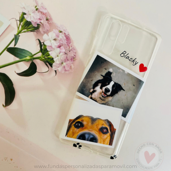 Funda Personalizada con Foto Diseño Huellas - Imagen 3