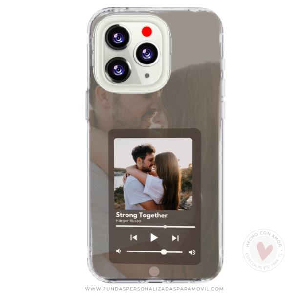 Funda Personalizada con Foto Diseño Canción - Imagen 2