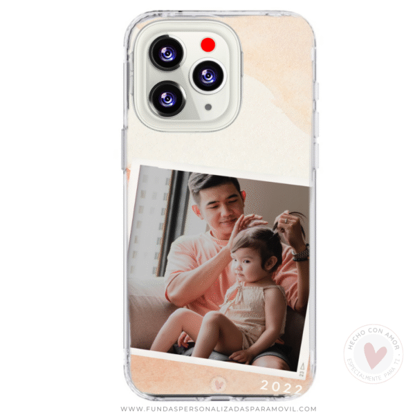 Funda Personalizada con Foto Diseño Foto Instantánea Año - Imagen 2