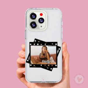 Funda Personalizada con Foto Diseño Foto Instantánea Carrete Fondo Transparente