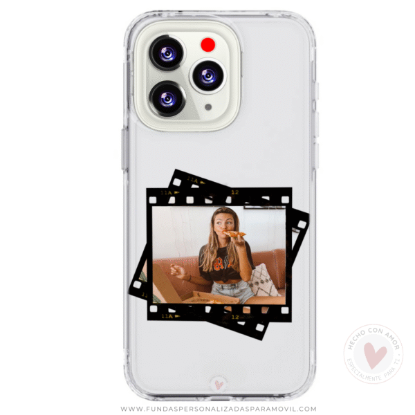 Funda Personalizada con Foto Diseño Foto Instantánea Carrete Fondo Transparente - Imagen 3