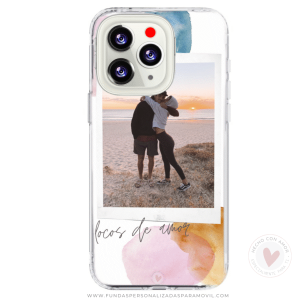 Funda Personalizada con Foto Diseño Locos de Amor - Imagen 2