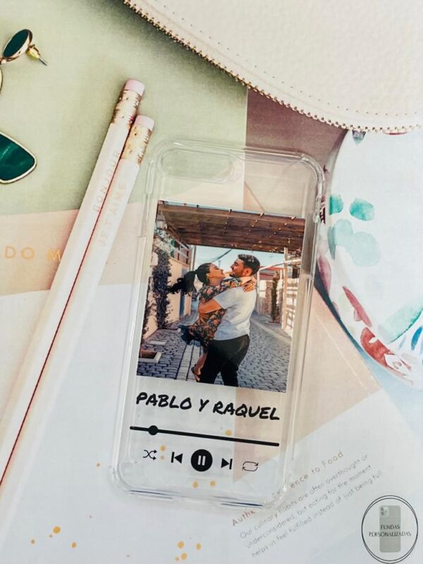 Funda Personalizada Spotify con Foto Fondo Transparente - Imagen 3