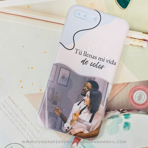 Funda Personalizada con Foto Diseño Corazón - Imagen 3