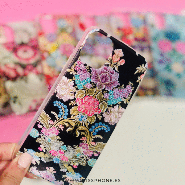 Funda de Fallera Diseños Tela Vestido Fallero Color Negro