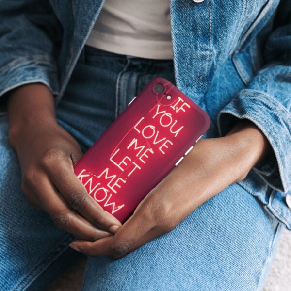 Fundas personalizadas para móviles en Valencia - frase neon