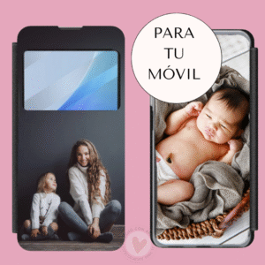 Funda Personaliza con Foto de Libro Negro. Funda Libro Personalizada
