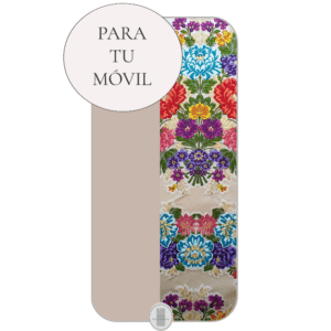 Funda Fallera Personalizada con Nombre  Diseños Tela Vestido Fallero Colo Rosa Mod1