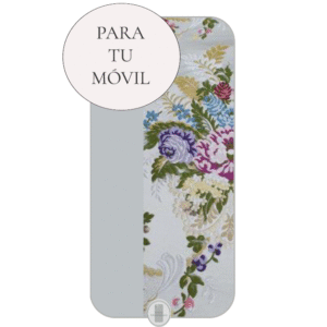 Funda Fallera Personalizada con Nombre  Diseños Tela Vestido Fallero Color Gris Mod6