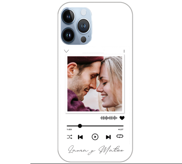 Funda Personalizada Spotify con Foto Fondo Transparente - Imagen 4