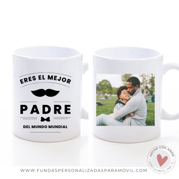 Taza Personalizada con Foto Diseño EL Mejor Padre / Abuelo /Tío ... - Imagen 9