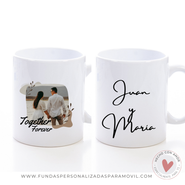 Taza Personalizada con Foto Diseño Together - Imagen 6