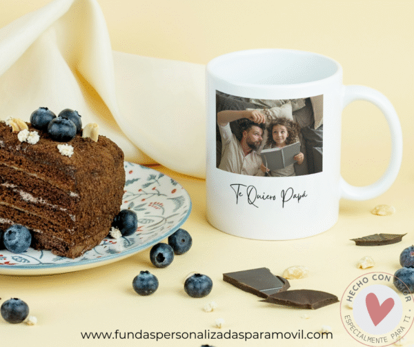 Taza Personalizada con Foto Diseño Papá- Te Quiero Papá /Tío /Abuelo/Amigo ...