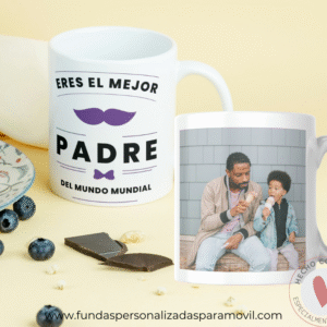 Taza Personalizada con Foto Diseño EL Mejor Padre / Abuelo /Tío ...
