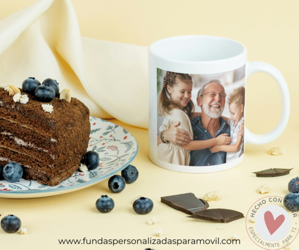 Taza Personalizada con Foto Diseño EL Mejor Padre / Abuelo /Tío ... - Imagen 3
