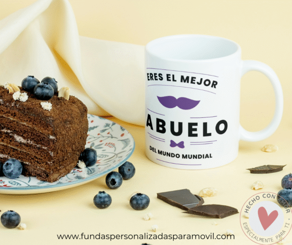 Taza Personalizada con Foto Diseño EL Mejor Padre / Abuelo /Tío ... - Imagen 2