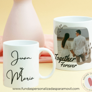 Taza Personalizada con Foto Diseño Together