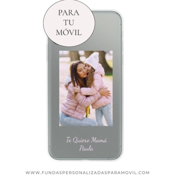 Funda Personalizada con Foto Te Quiero Mamá - Imagen 4