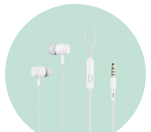 Auriculares Pequeños con Cable