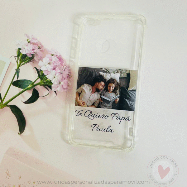 Funda Personalizada con Foto Te Quiero Papá - Imagen 3