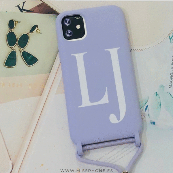 Funda Personaliza con Foto Silicona Case Premium Tacto Suave con Cuerda - Imagen 18